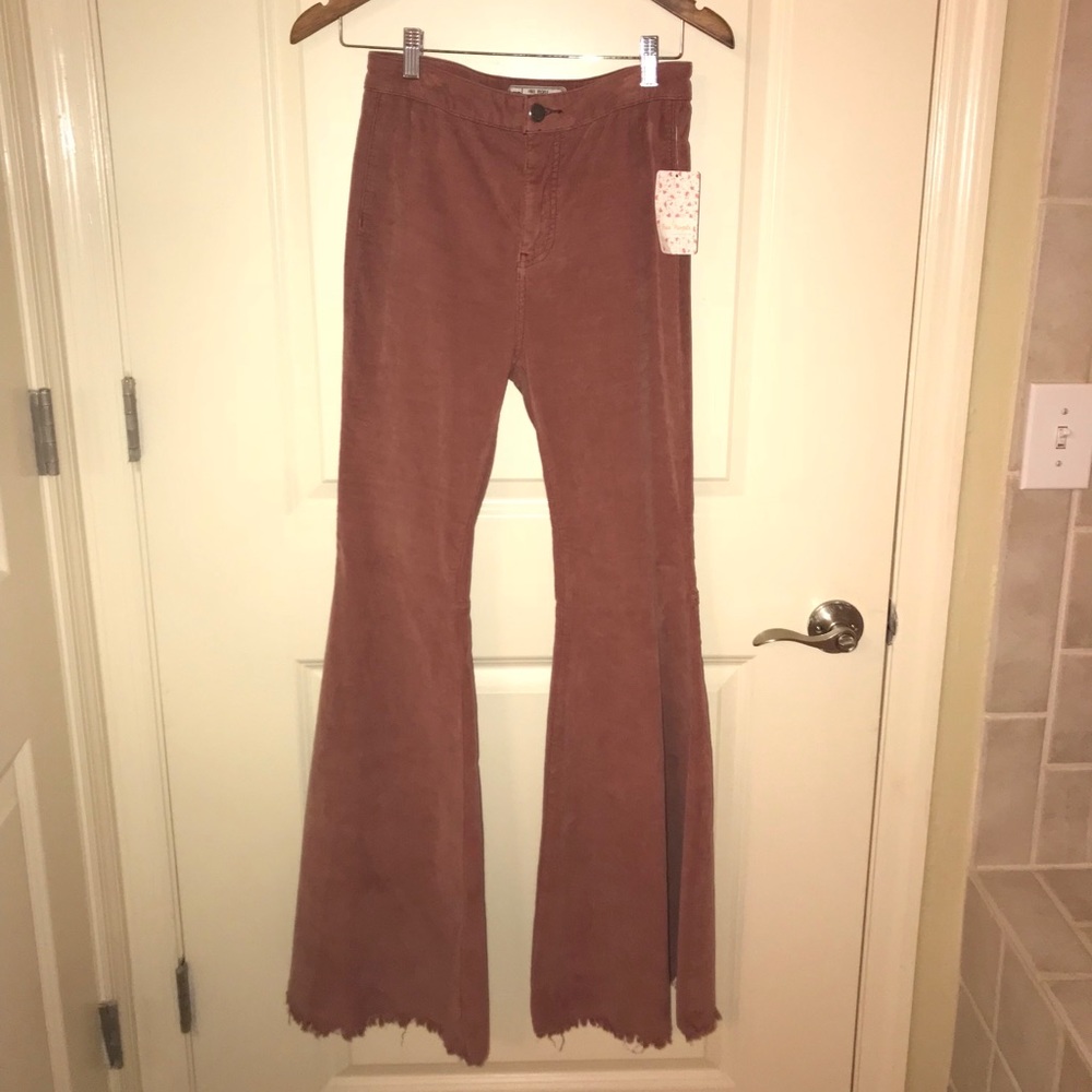 Free People Rose Flare Jean